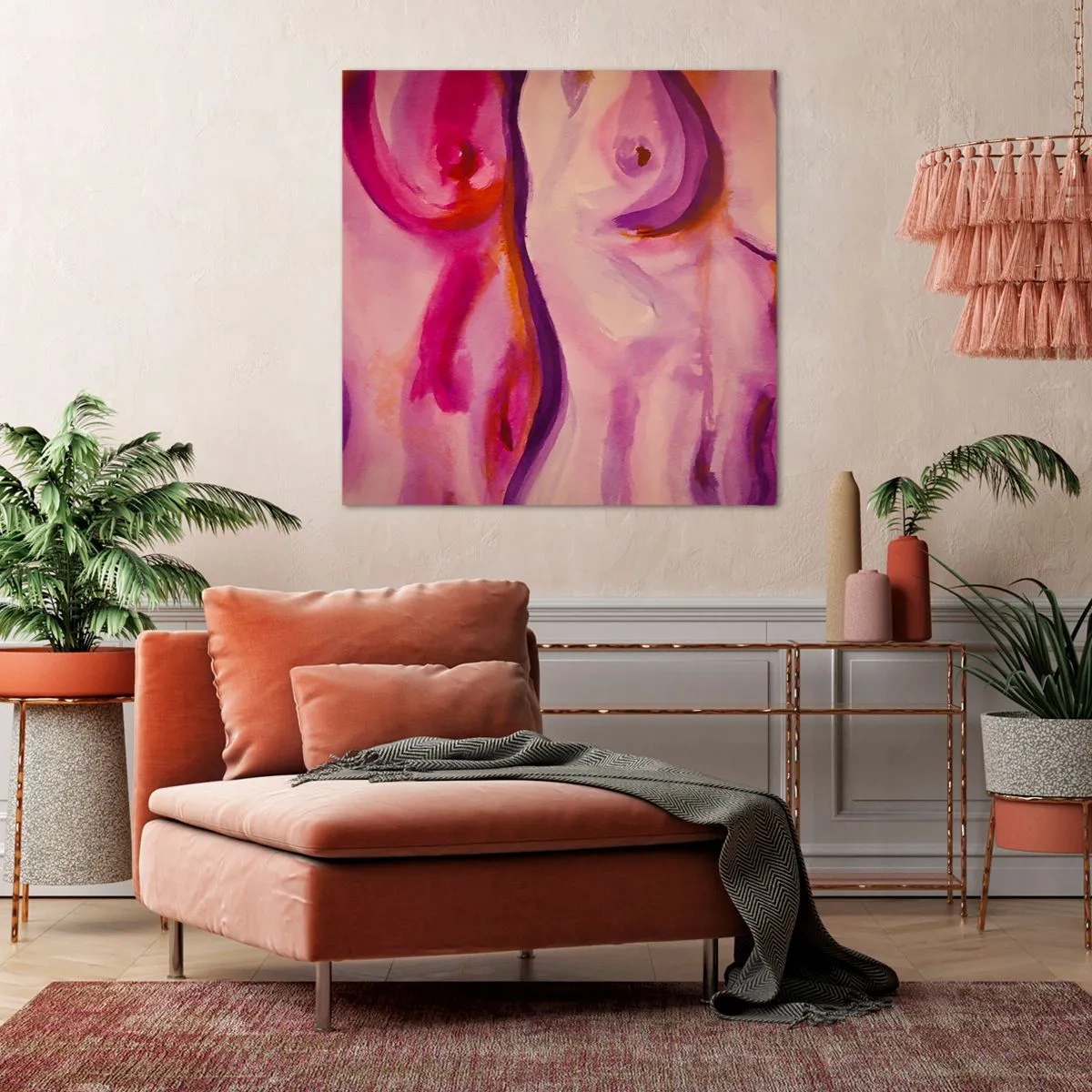 Schilderen op canvas - Ode aan vrouwelijkheid - 40x40 cm