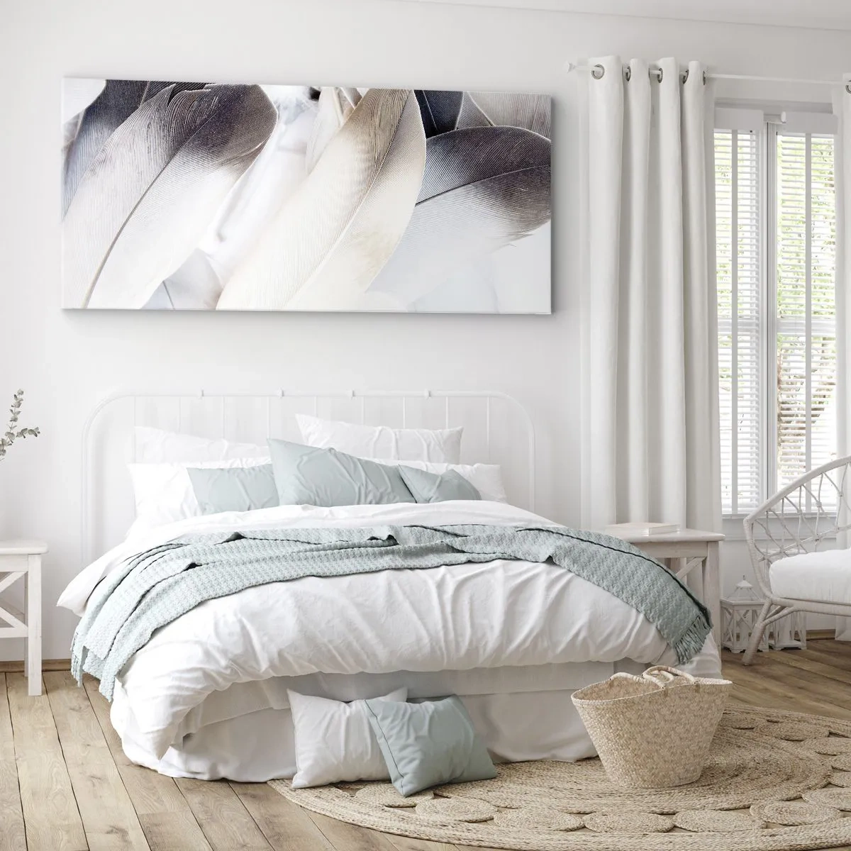 Schilderen op canvas - Bijna engelachtig - 100x40 cm
