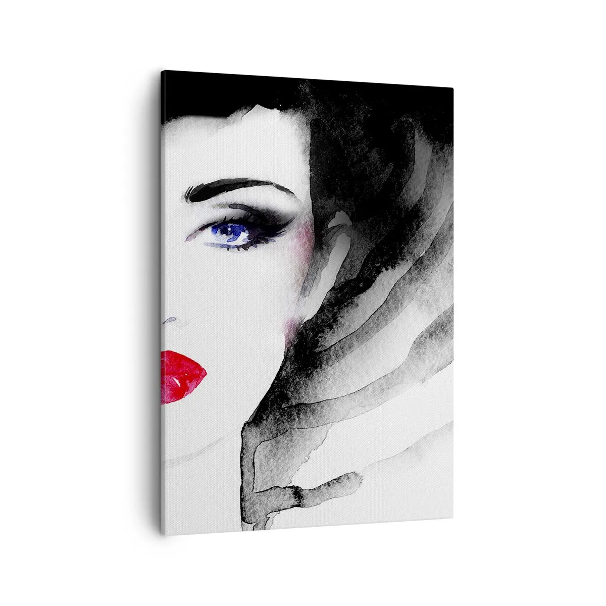 Schilderen op canvas - Hij duwt terug en roept - 50x70 cm