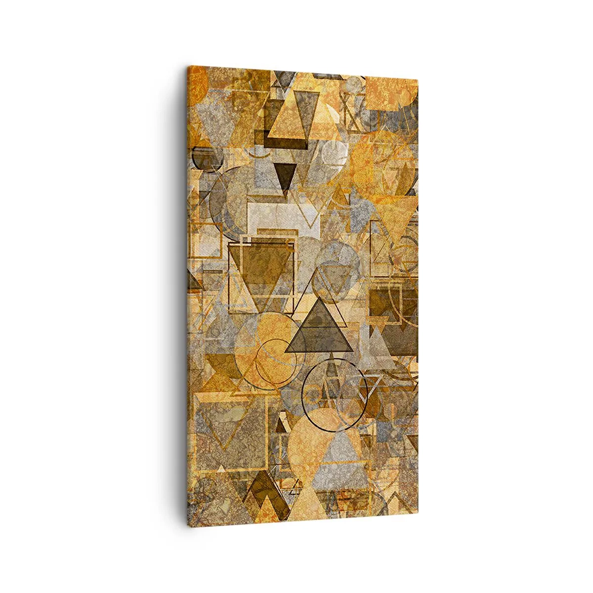 Schilderen op canvas - De wereld in vorm - 45x80 cm