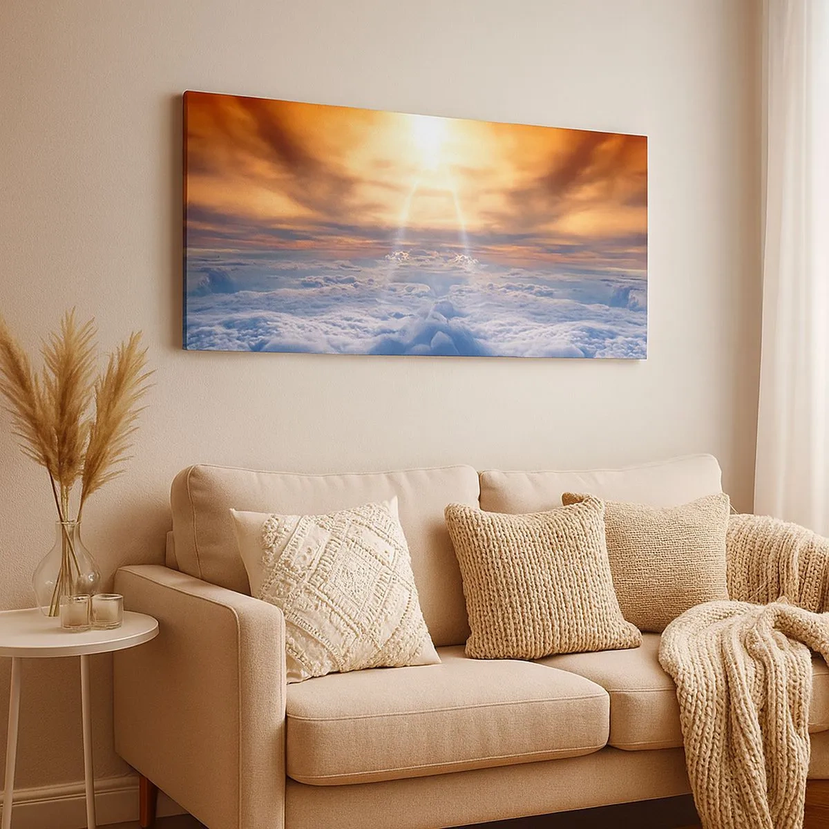 Schilderen op canvas - Mystiek landschap - 100x40 cm
