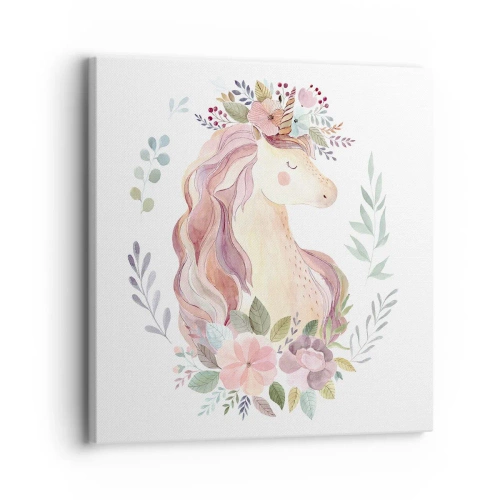 Schilderen op canvas - Een uitnodiging in de wereld van sprookjes - 30x30 cm