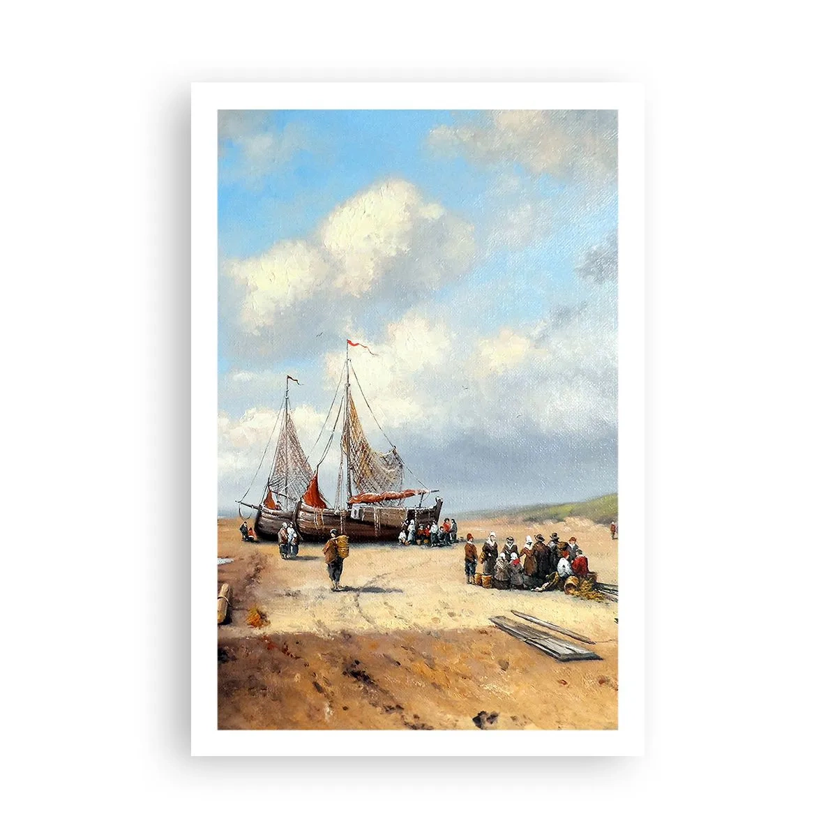 Poster - Na een geslaagde vangst - 61x91 cm