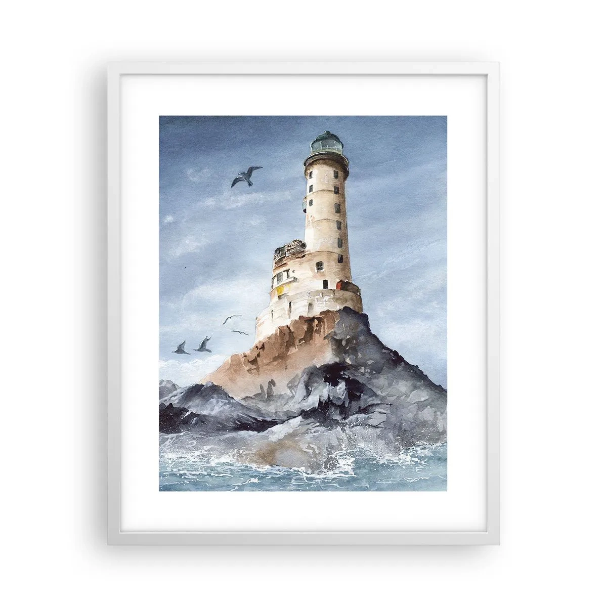 Poster in een witte lijst - Onoverwinnelijk - 40x50 cm