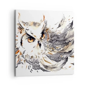 Schilderen op canvas - Ze kwam uit de wereld van magie - 60x60 cm