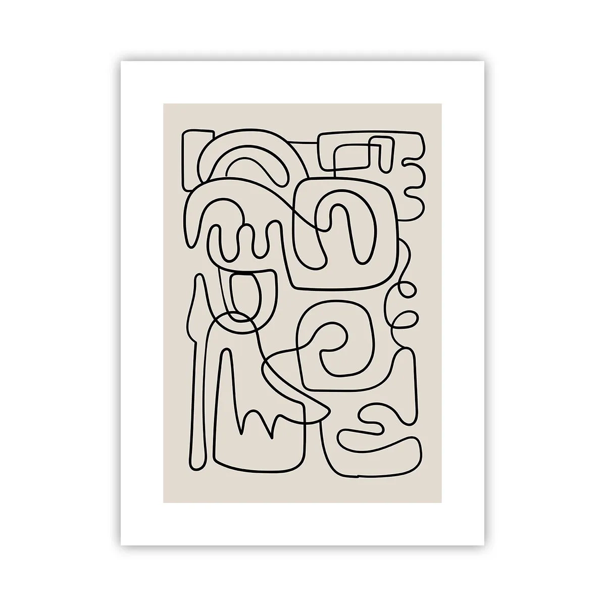 Poster - Volg het pad - 30x40 cm