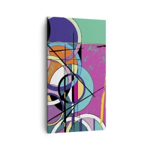 Schilderen op canvas - Wiel voor wiel - 45x80 cm