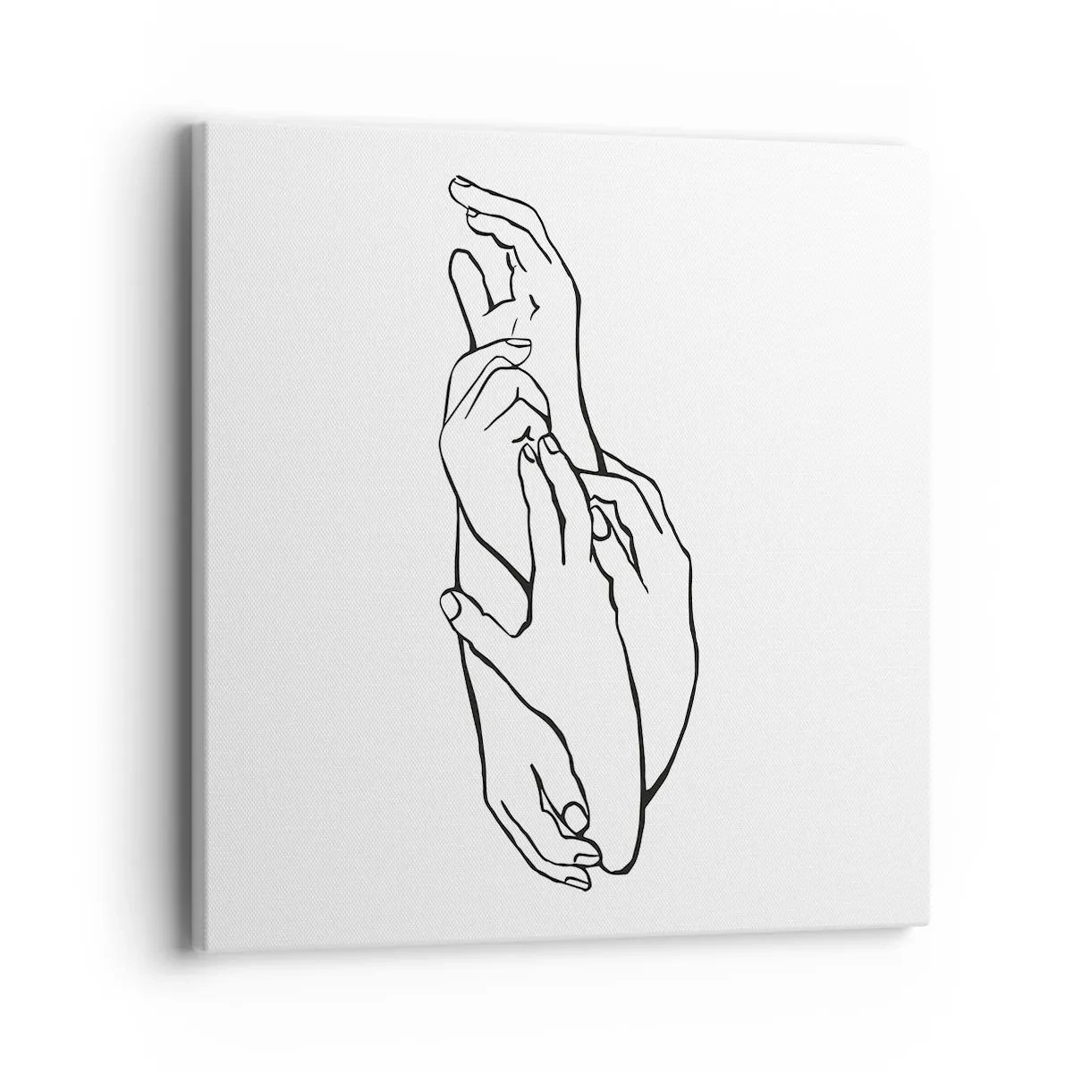 Schilderen op canvas - Goede aanraking - 40x40 cm