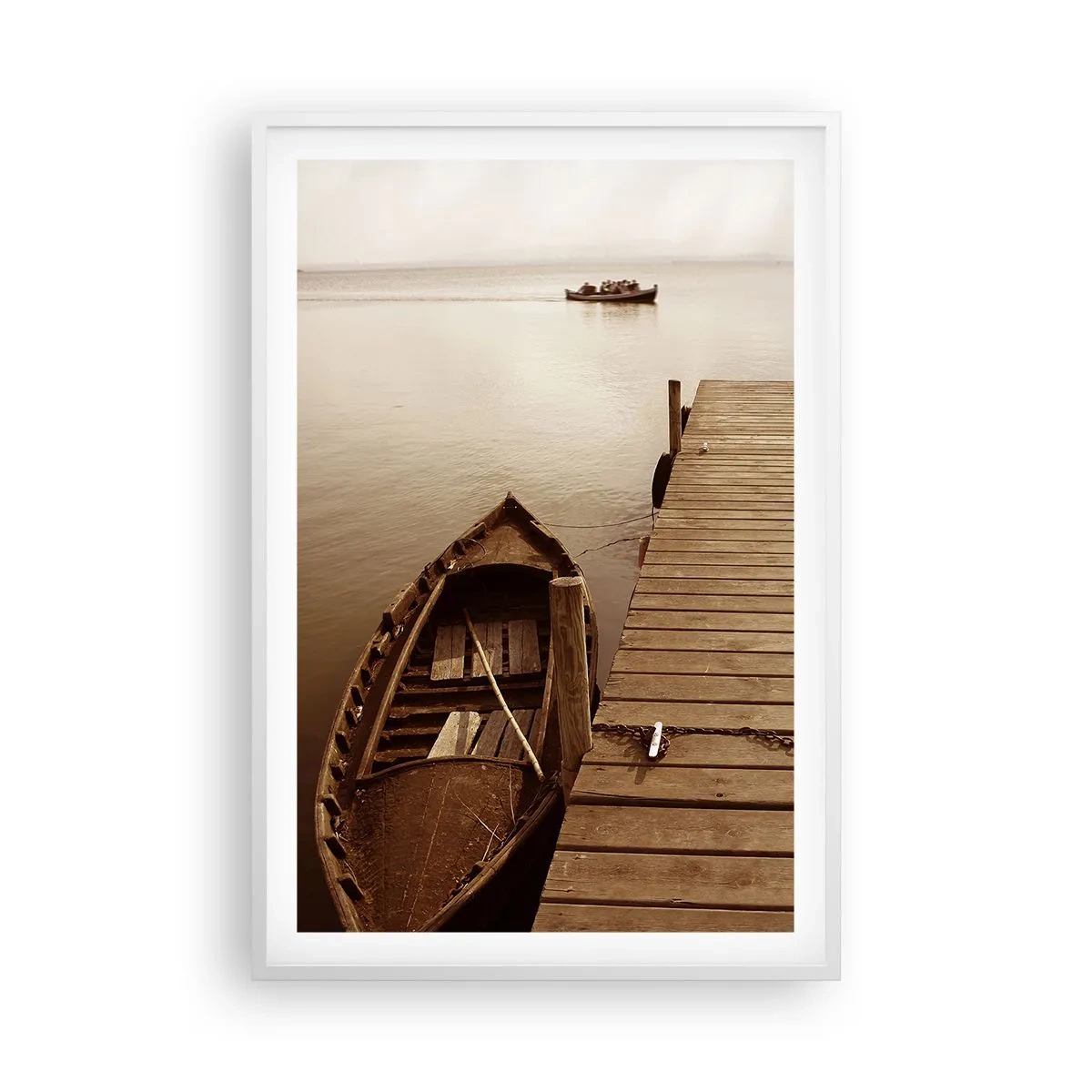 Poster in een witte lijst - Grote vrede - 61x91 cm