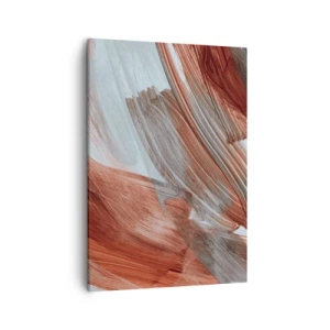 Schilderen op canvas - Herfst en winderige abstractie - 50x70 cm