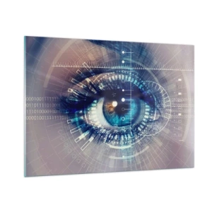 Schilderen op glas - Je denkt dat je me kent - 100x70 cm