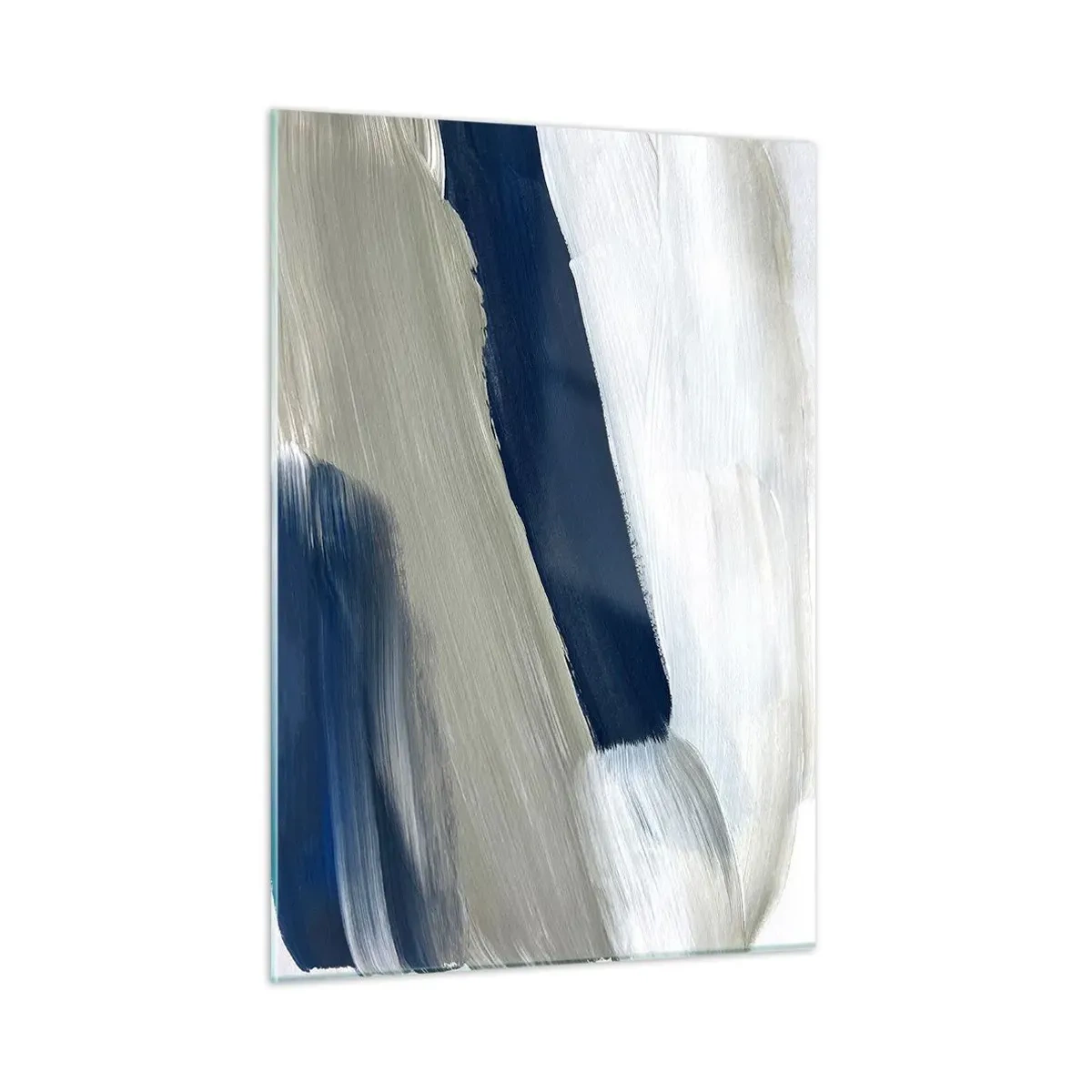 Schilderen op glas - Ontmoeting met witheid - 50x70 cm