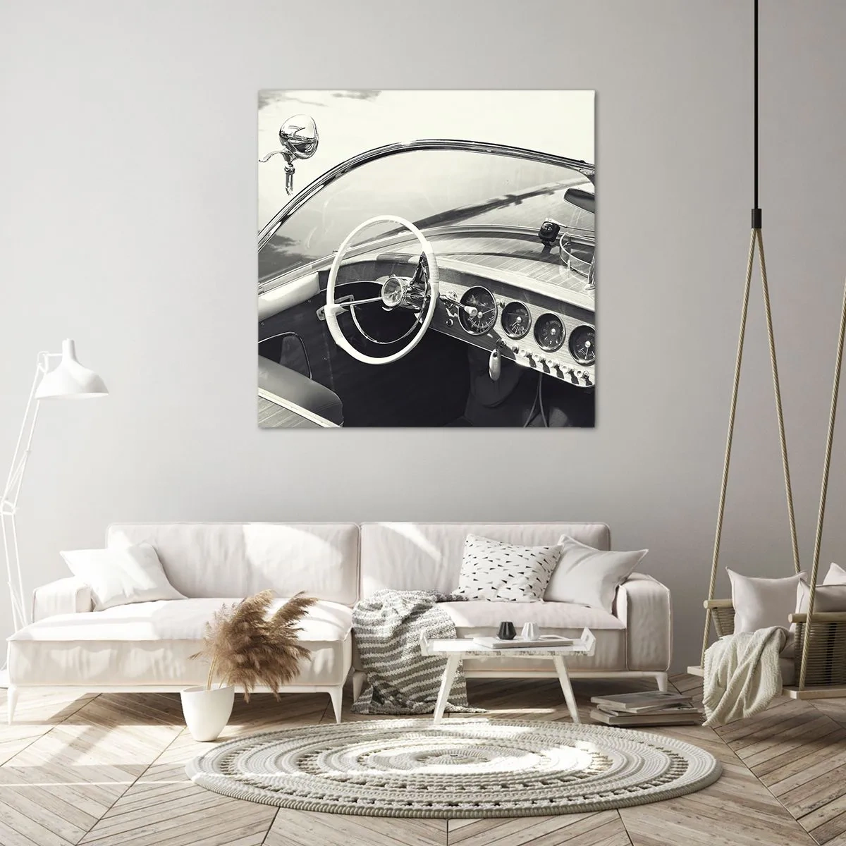 Schilderen op canvas - Weer voor de rijken - 50x50 cm