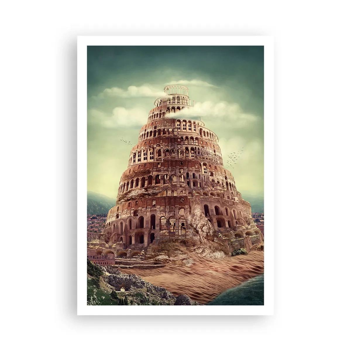 Poster - Toren van Babel - 70x100 cm
