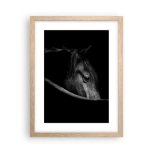 Een poster in een licht eiken lijst - Zwarte Prins - 30x40 cm