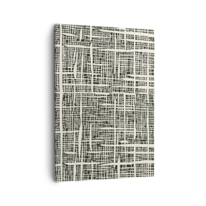 Schilderen op canvas - Geweven compositie - 50x70 cm