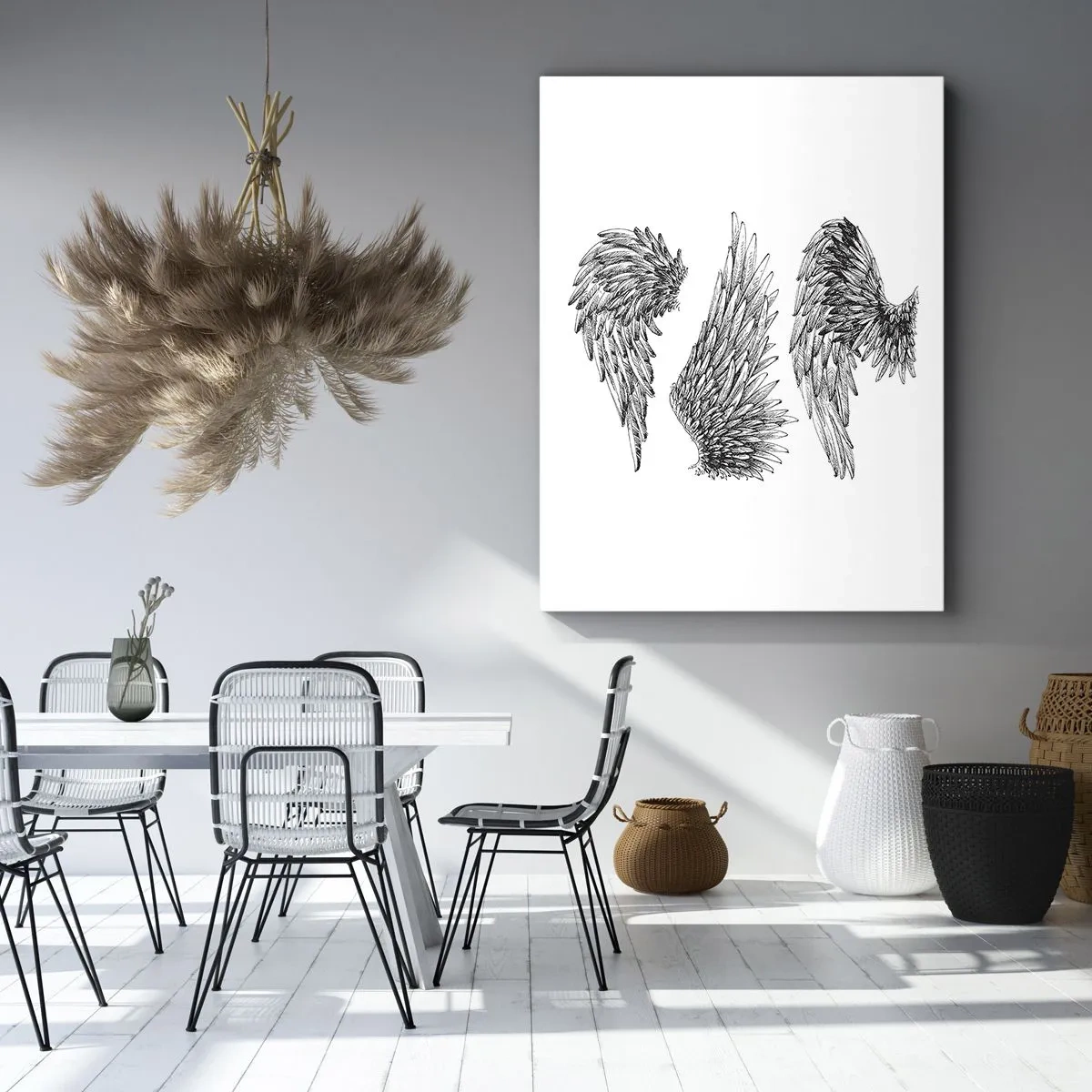 Schilderen op canvas - En je kunt een engel worden - 50x70 cm