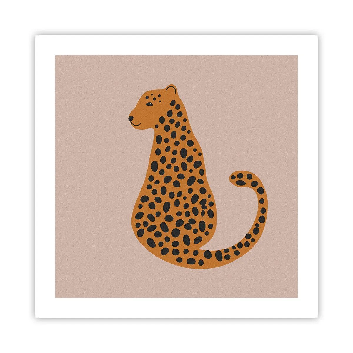 Poster - Luipaardprint is een modieus print - 50x50 cm