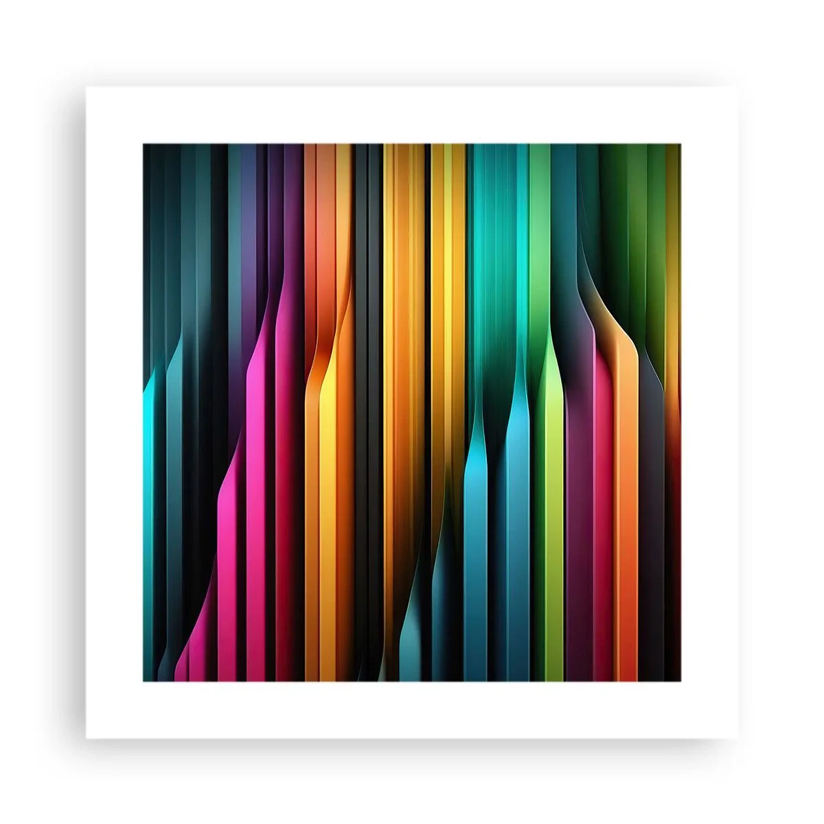 Poster - Lichtorgel - 40x40 cm