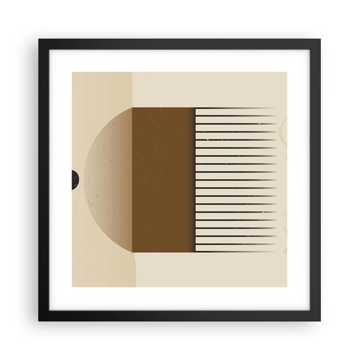 Poster in een zwarte lijst - verschillende staten - 40x40 cm