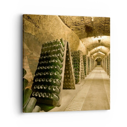 Schilderen op canvas - De geboorte van smaak - 40x40 cm