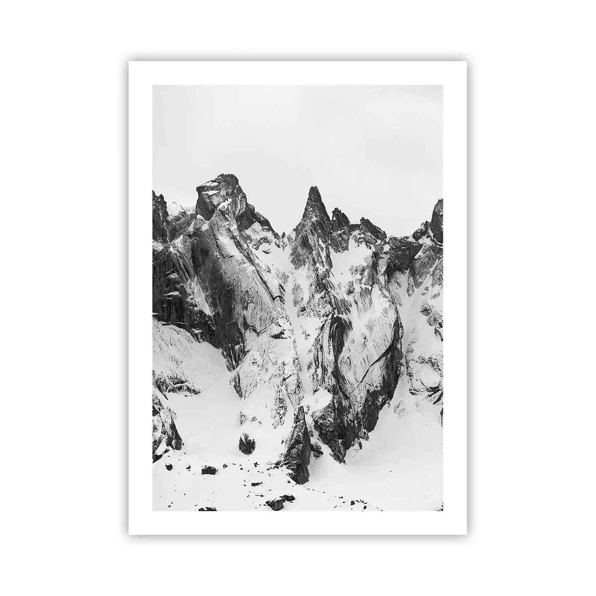 Poster - Granieten gevaarlijke nok - 50x70 cm