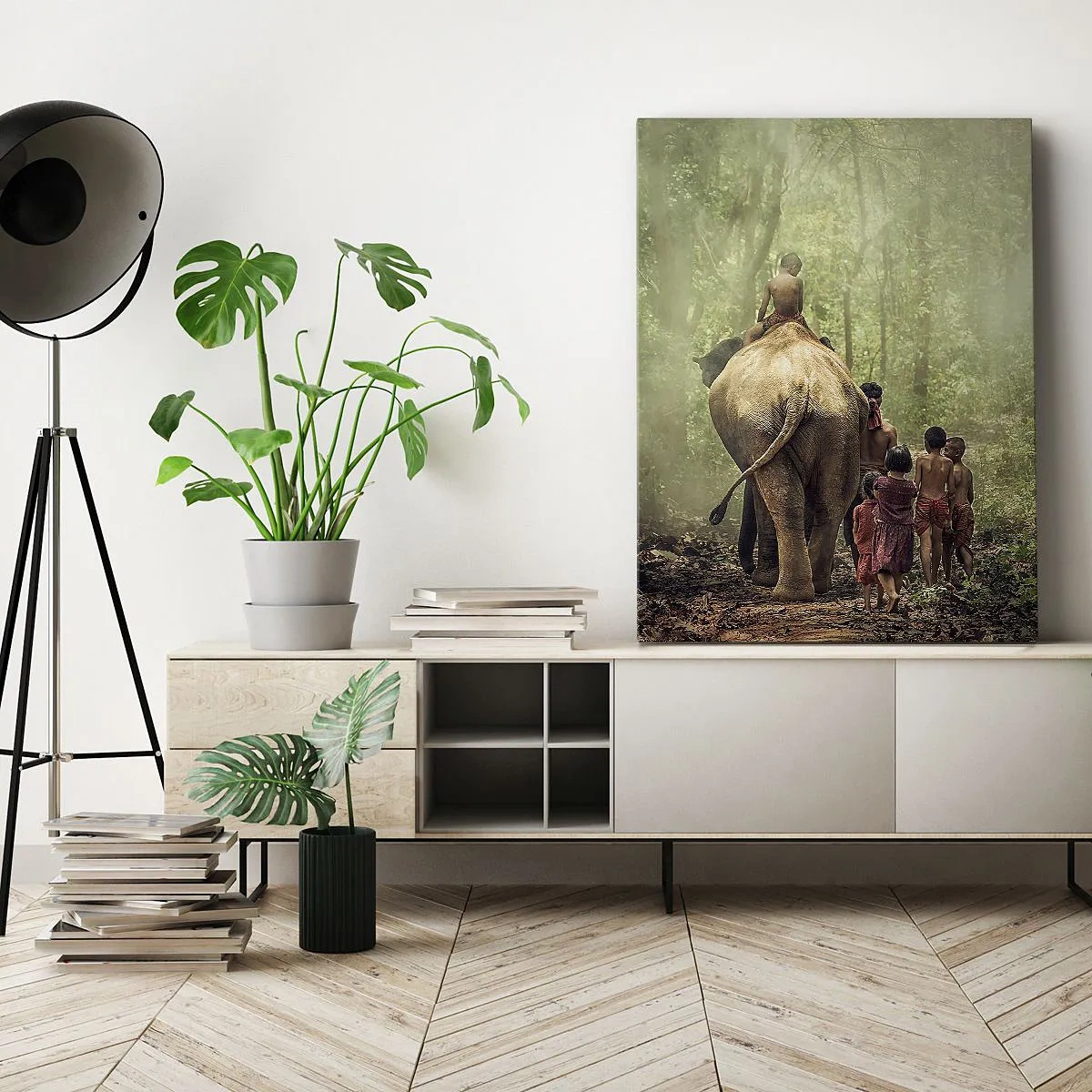 Schilderen op canvas - Nieuw Jungle Boek - 50x70 cm