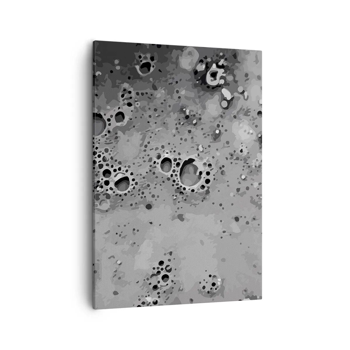 Schilderen op canvas - Als een maanlandschap - 50x70 cm