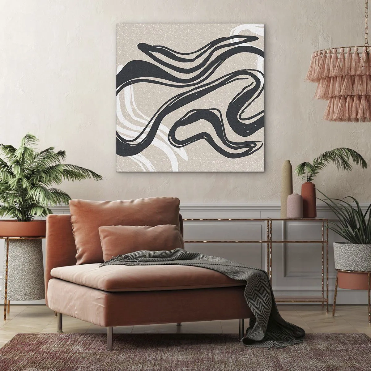 Schilderen op canvas - Expressie vermenigvuldigd - 60x60 cm