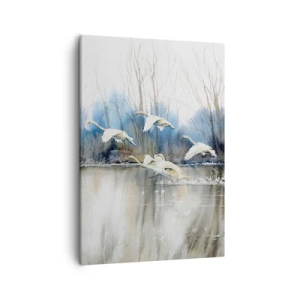 Schilderen op canvas - Zoals in het sprookje over wilde zwanen - 50x70 cm