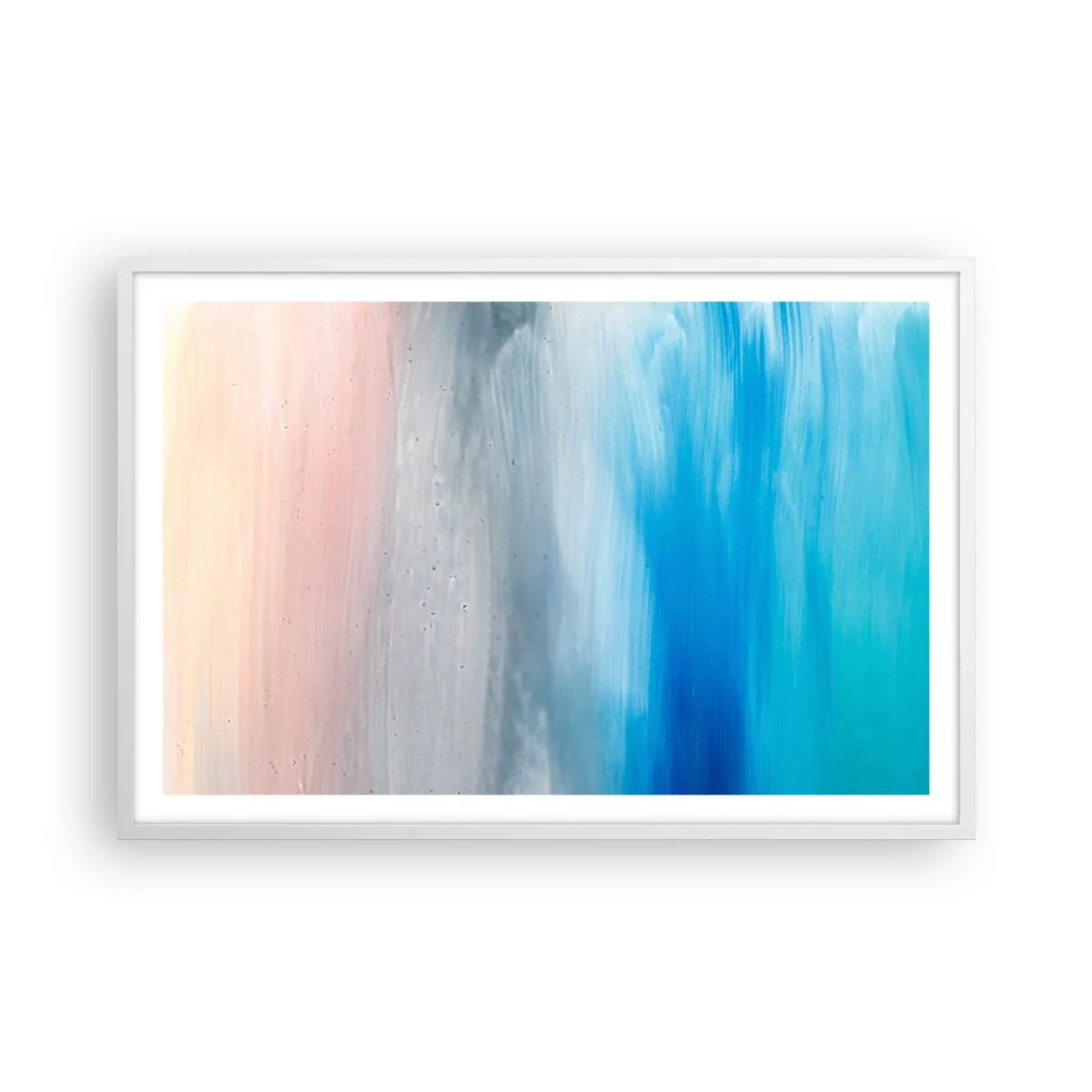 Poster in een witte lijst - Elementen: lucht - 91x61 cm