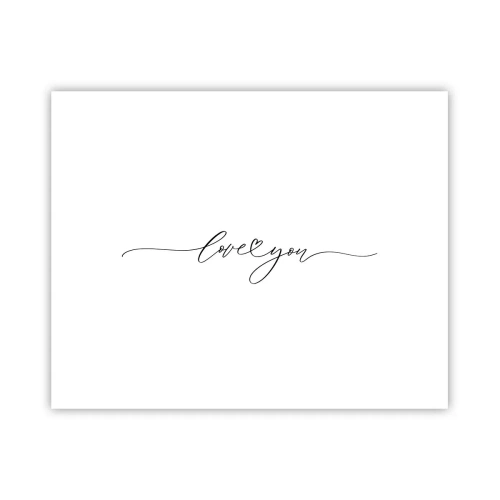 Poster - Zwart op wit - 50x40 cm