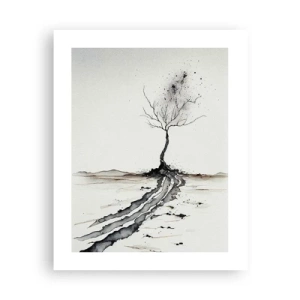 Poster - Winterse melancholie - 40x50 cm