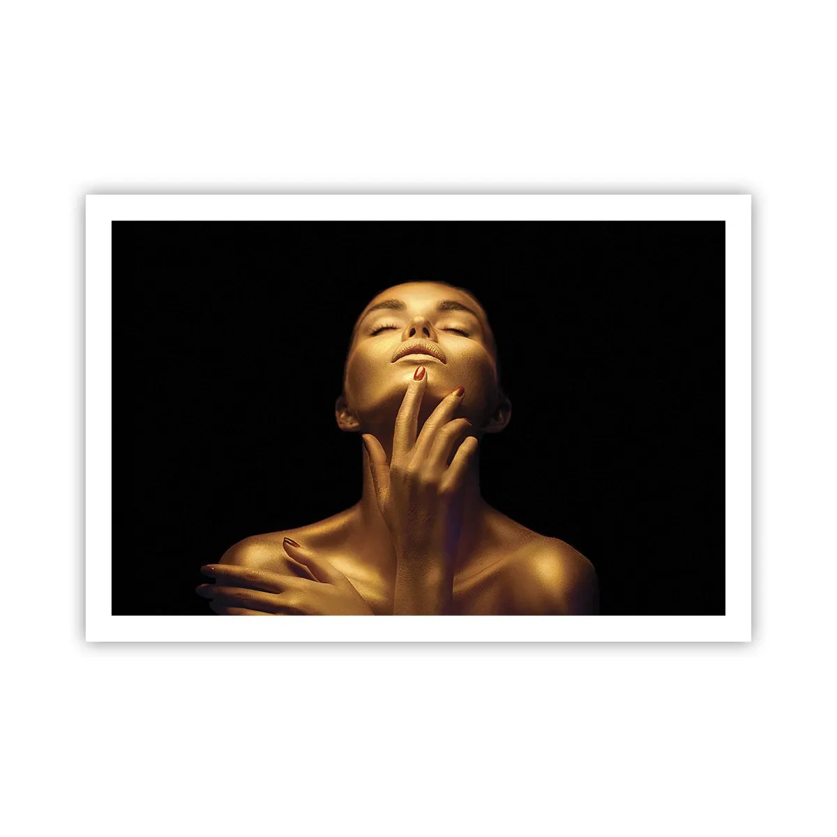 Poster - Als gouden zijde - 91x61 cm