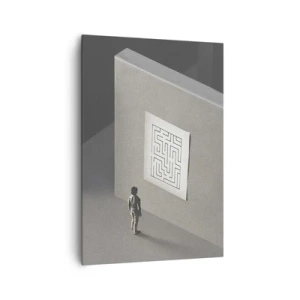 Schilderen op canvas - Maar waar ben ik? - 70x100 cm