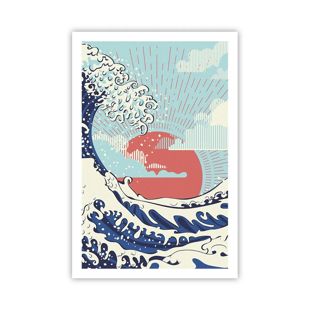 Poster - Van Japanse inspiratie - 61x91 cm