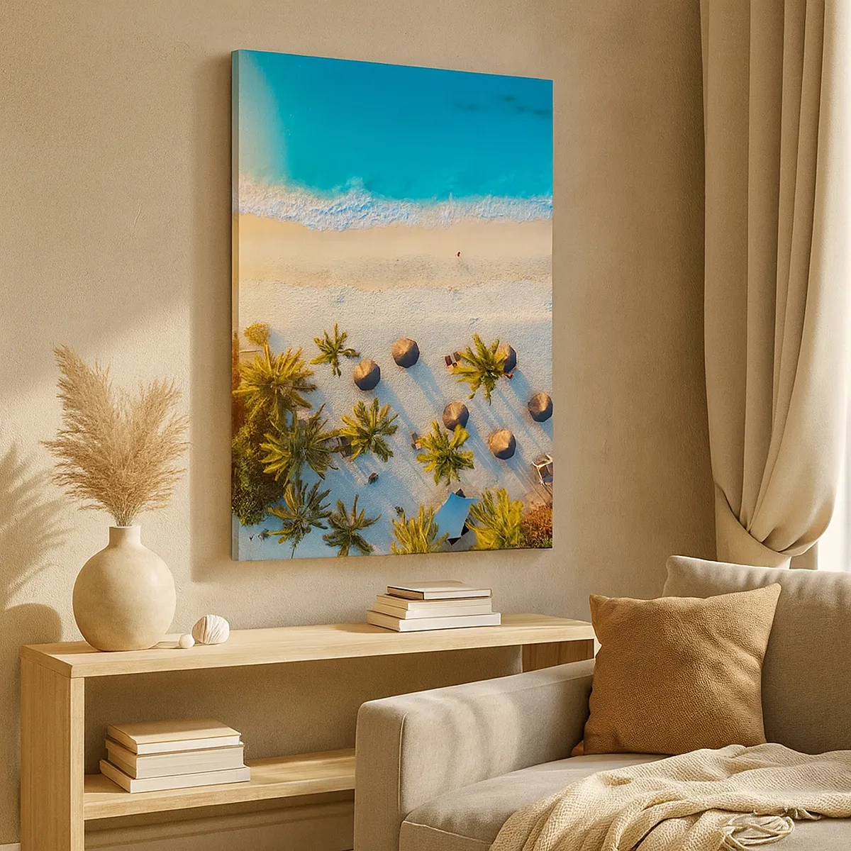 Schilderen op canvas - Welkom in het paradijs - 50x70 cm