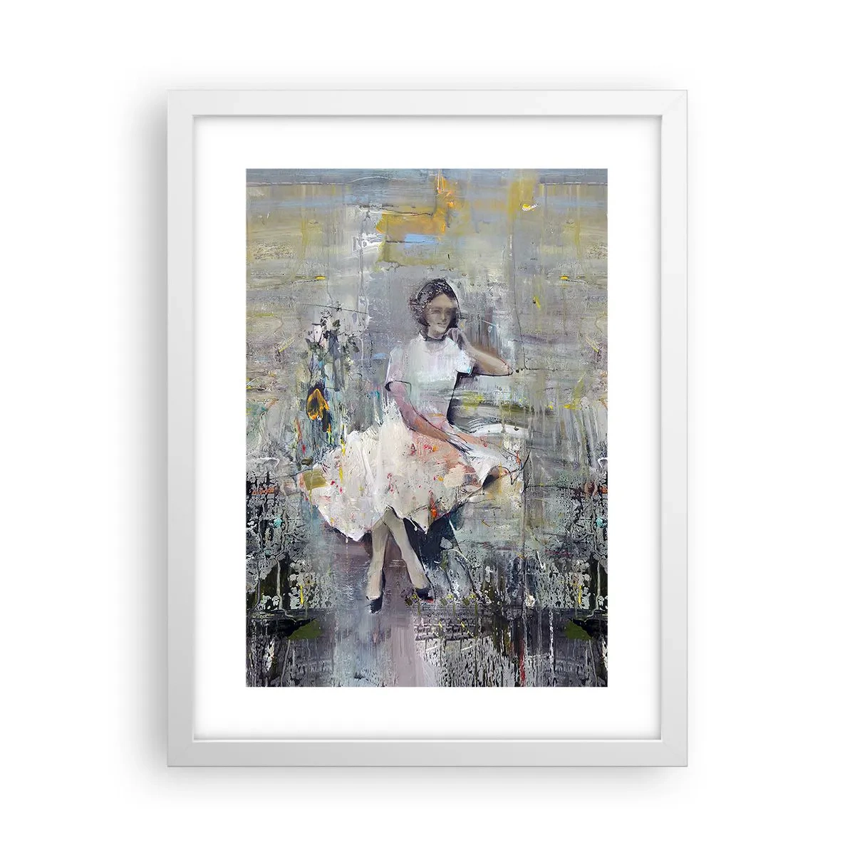 Poster in een witte lijst - Klassiek en modern - 30x40 cm