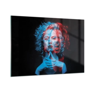 Schilderen op glas - Alter ego - 100x70 cm