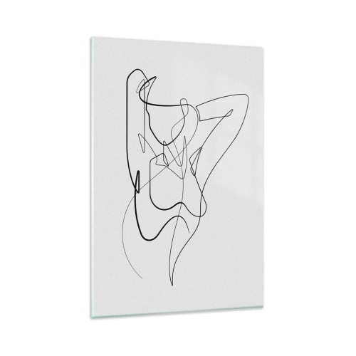 Schilderen op glas - Zoals je echt bent… - 80x120 cm