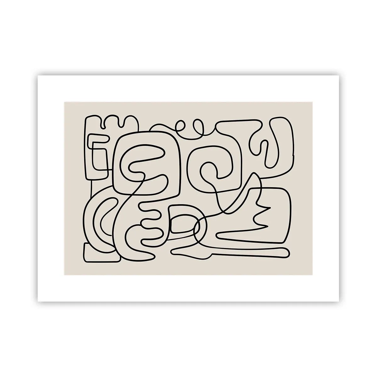 Poster - Volg het pad - 40x30 cm
