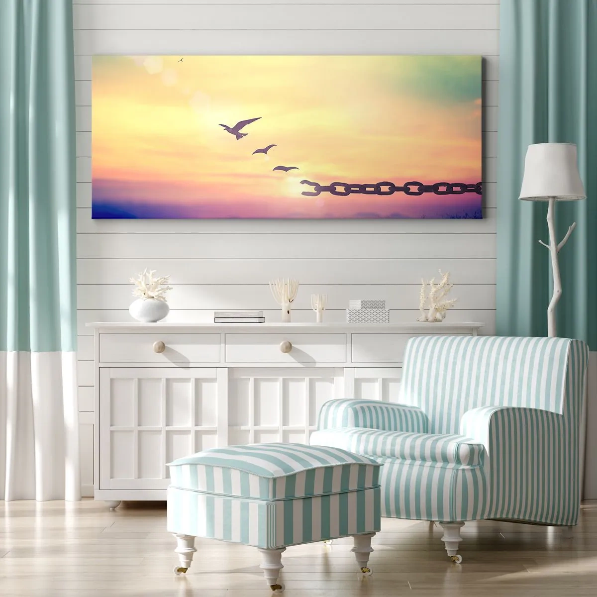 Schilderen op canvas - De overwinning van vrijheid - 120x50 cm