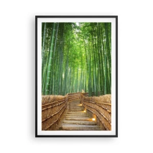Poster in een zwarte lijst - De essentie van de aziatische natuur - 61x91 cm