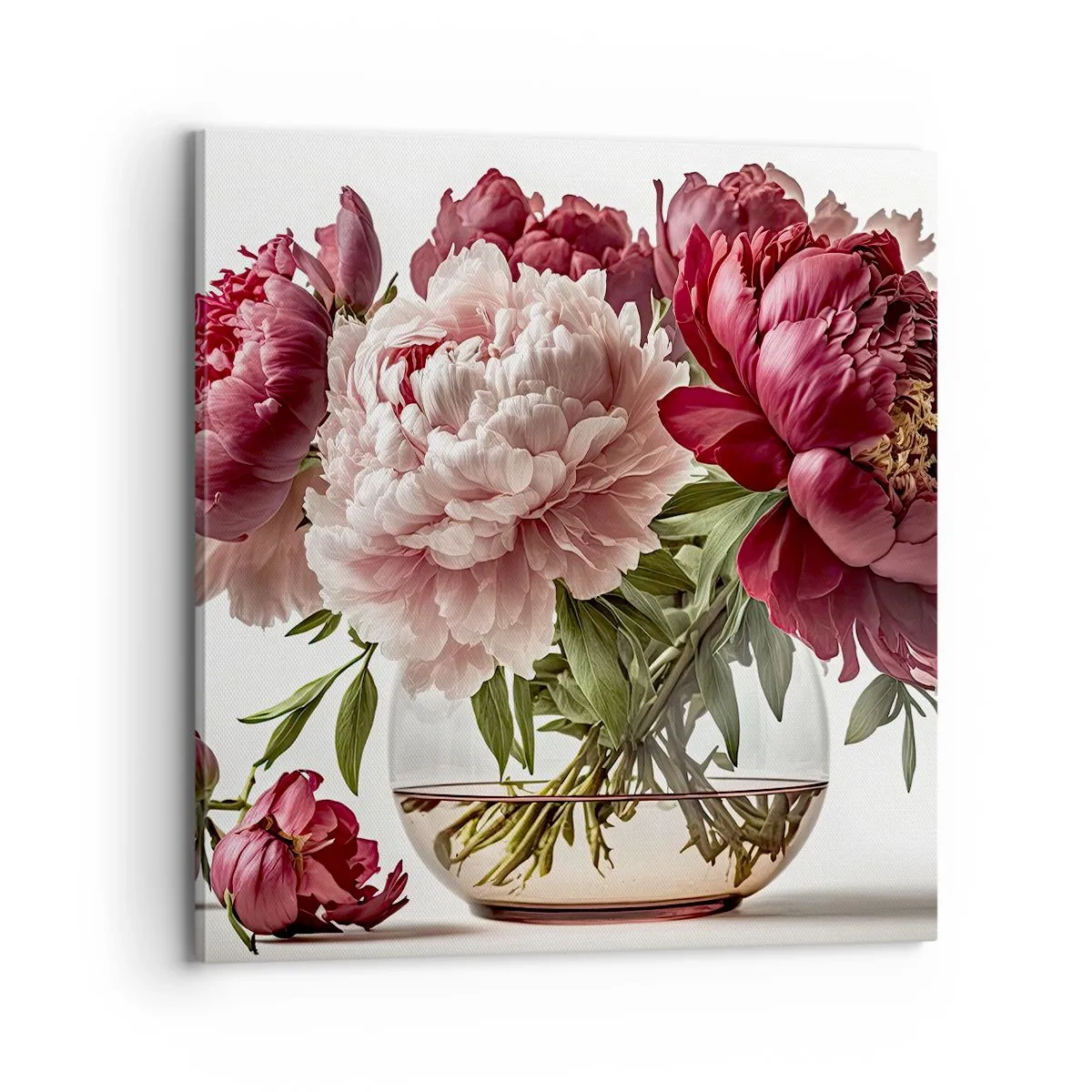 Schilderen op canvas - In volle bloei van schoonheid - 70x70 cm