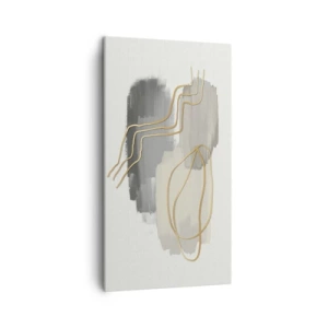 Schilderen op canvas - Duur en beweging - 45x80 cm
