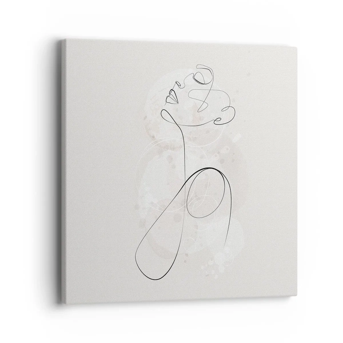 Schilderen op canvas - De spiraal van schoonheid - 40x40 cm