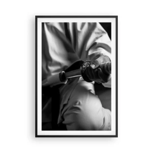Poster in een zwarte lijst - Ziel van een vechter - 61x91 cm