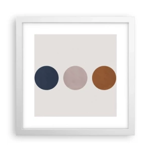 Poster in een witte lijst - Een symbool van uitmuntendheid - 30x30 cm