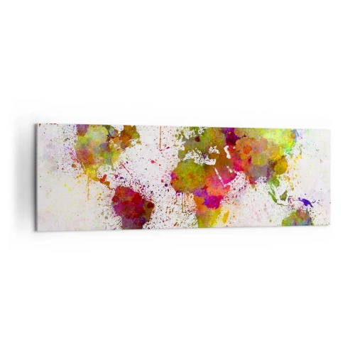 Schilderen op canvas - Op de een of andere manier is het hetzelfde geworden - 160x50 cm