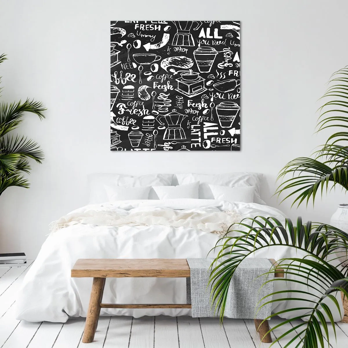 Schilderen op canvas - Alles wat je nodig hebt is… - 40x40 cm
